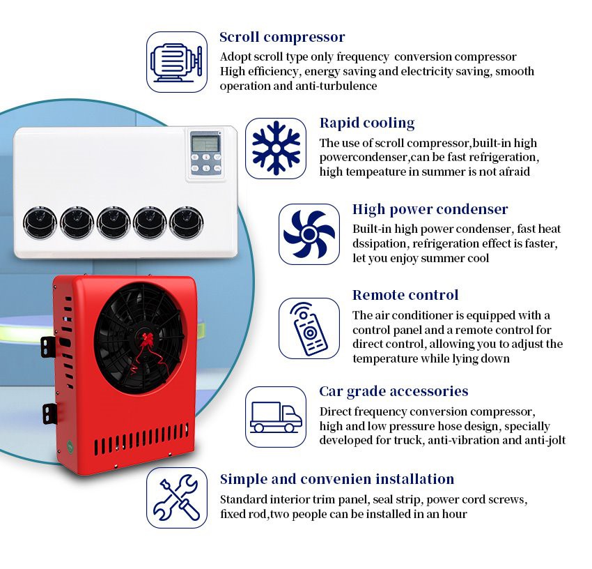 Feature of universal truck ac Feature of universal truck ac